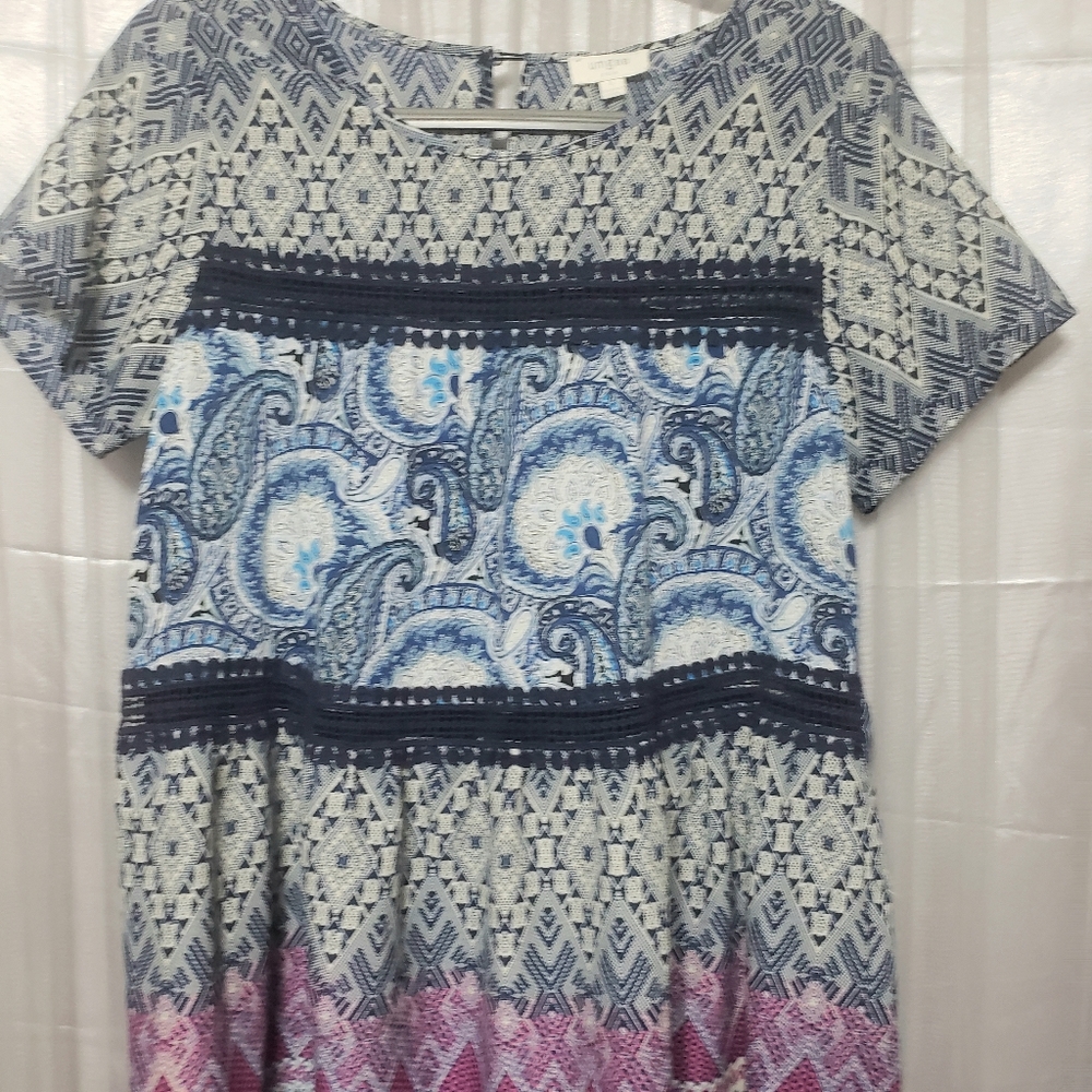 Umgee Sz Small Babydoll Dress Bohemian - Picture 5 of 13
